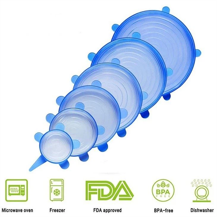 Reusable Silicone Food Lid Cover