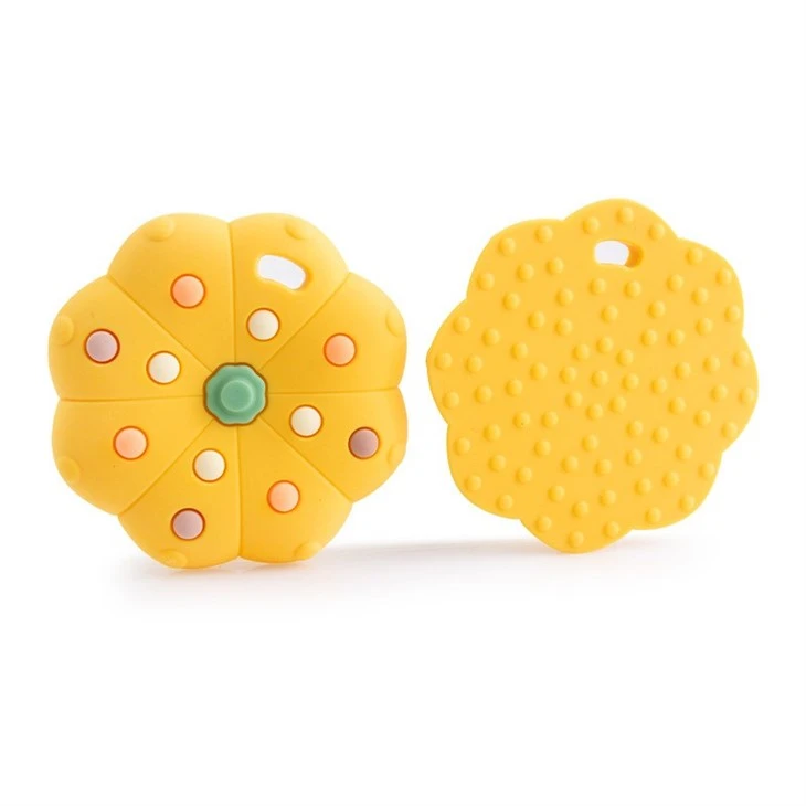 Cookie Shaped Silicone Teether factory